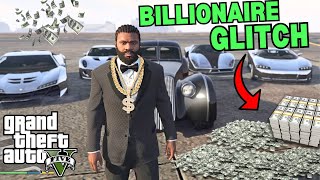 GTA 5  How To Become A BILLIONAIRE STORY MODE MONEY GLITCH  2023 [upl. by Araiek]