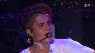 Justin Bieber singing One Time live  Mexico 2012 [upl. by Aleiram]