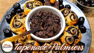 Tapenade et Palmiers Salés Recette Apero Facile et Rapide [upl. by Epilif]