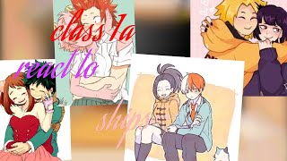 class 1a react to ships ll mha ll 🥦izuocha🍡 ll 🔥❄️todomomo🖤 ll ⚡️kamijirou🎶 ll 🦈kirimina🩷 ll [upl. by Larrabee688]