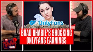 Bhad Bhabie Reveals MindBlowing OnlyFans Earnings  The TMZ Podcast [upl. by Nylaf]