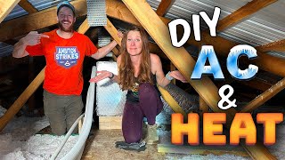 Replace Your Old HVAC System With THIS DIY Heat Pump Install [upl. by Eadrahs]