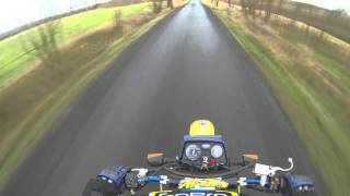 Suzuki TSR 125 Acceleration 0100kmh [upl. by Rifkin829]