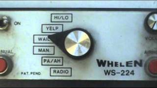 Whelen WS224 Vintage Siren Demo [upl. by Saudra]