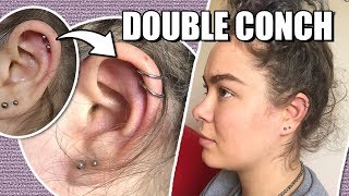 Double Conch Piercing Wechseln  DAS hätte ich nicht tun sollen [upl. by Carey]