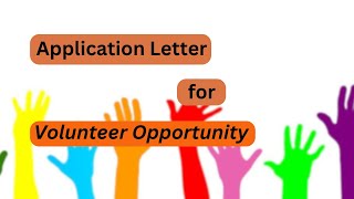 Application Letter for Volunteer Opportunity  Request Letter  The Master Channel [upl. by Islaen551]