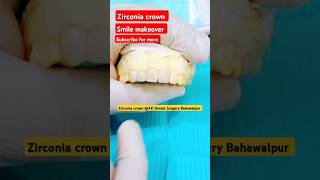 zirconia crown  dental crown  zirconia vs porcelain shorts viral dental asmr akdentist [upl. by Dell]