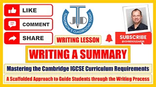 Mastering Summary Writing for Cambridge IGCSE  A StepbyStep Guide [upl. by Auerbach956]