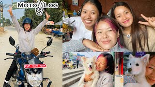 MOTOVLOGGER HUNEY LAKCHAN DEKHDAICHU MA🤣🏍️KT HARU SANGA VETGHAT GUNDRUK HALDAI [upl. by Olivette]