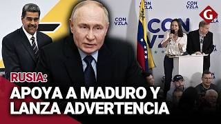 RUSIA pide a la OPOSICIÓN VENEZOLANA reconocer RESULTADOS electorales  Gestión [upl. by Kcirddet]