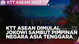 Puncak KTT ASEAN ke43 Dimulai Presiden Jokowi Sambut Pemimpin Negara ASEAN [upl. by Eimmelc]