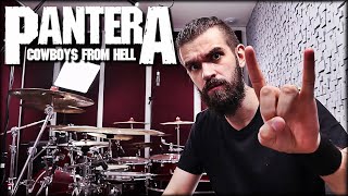 PANTERA  COWBOYS FROM HELL  DRUM COVER  PEDRO TINELLO [upl. by Ashwin793]