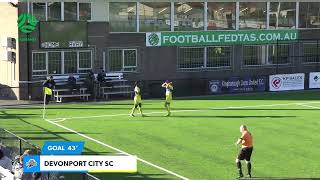 Lakoseljac Cup Quarter Final Kingborough Lions v Devonport Strikers Goal Highlights [upl. by Armelda]