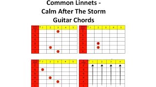 Common Linnets Guitar Chords Calm After The Storm Ilse de Lange Waylon Gitaar Akkoorden [upl. by Notniuqal362]