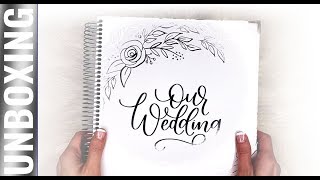 UNBOXING Bloom Daily Planners Wedding Planner [upl. by Waldron]