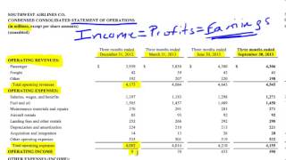 How to Read an Airline Income Statement  Part 1 [upl. by Ajar]