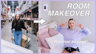 bedroom makeovertransformation  room tour ikeapinterest inspired [upl. by Dudley416]