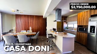 CASA DONI  ZIBATÁ QUERÉTARO CON INCREÍBLES ACABADOS [upl. by Acemahs]