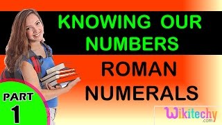 Roman Numerals maths class 1234567 tricks shortcuts online videos cbse ncert [upl. by Yruama]