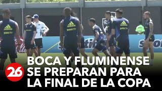 Brasil  Fluminense y Boca se preparan para la final [upl. by Brigid]