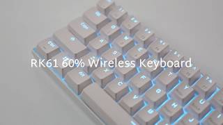 How to use RK61 60 Wireless Mechanical Keyboard [upl. by Nowyt]