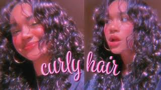 3a curly hair overnight ✧ perfect loose curls subliminal listen once [upl. by Atilrak]