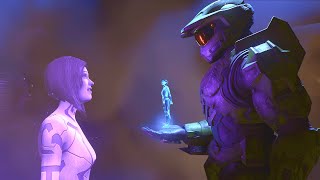 HALO INFINITE  Cortanas Emotional Final Goodbye To Master Chief Scene [upl. by Kopp]