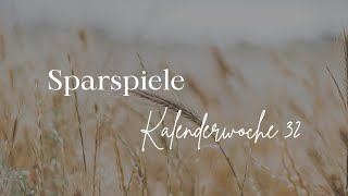 Sparspiele Kalenderwoche 32 l Umschlagmethode l Budget Biene 🐝 [upl. by Burnside335]