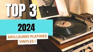 TOP 3 des meilleures platines vinyles en 2024 [upl. by Maloney]