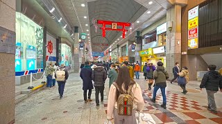 4K・ Night Japan  Sendai market streets・4K HDR [upl. by Ninette]