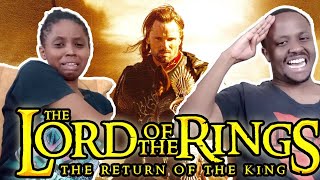 She Cried Over Aragorn In LOTR RETURN OF THE KING REACTION  HER FIRST TIME WATCHING [upl. by Joshia]