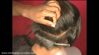 Natural Hair Technique  Hair Infusion wwwembraceyourrootsnet [upl. by Enej]