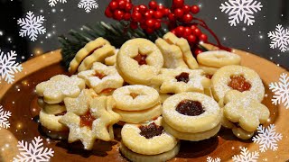 NAJBOLJI RECEPT ZA VANILICELINZERE KOJI UVIJEK USPIJU  LINZER COOKIE [upl. by Tnahsin]