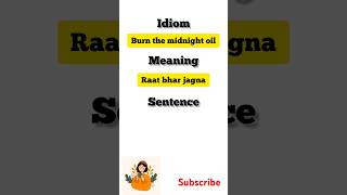 idioms meaning and sentence idioms idiomsandphrases idiomsinenglish idiomshindi [upl. by Mignon]