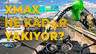 Yamaha XMAX 250 yakıt tüketimi [upl. by Llenyar]