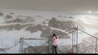 Relief Mural Art  muralist [upl. by Aryamo]