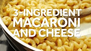 The Food Lab 3Ingredient 10Minute Macaroni and Cheese [upl. by Olbap]