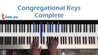 Congregational Songs  Piano tutorial [upl. by Yaras]