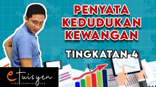 eTuisyen TINGKATAN 4 PRINSIP PERAKAUNAN Bab 7  Penyata Kewangan Milikan Tunggal [upl. by Chappelka]