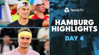 Zverev vs Gaston THRILLER Rune Fils Zhang amp More Feature  Hamburg 2024 Day 4 Highlights [upl. by Nguyen]