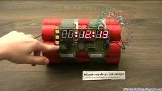 DIY quotDevastatorquot Bombowy zegarek ATmega8 [upl. by Notyrb]