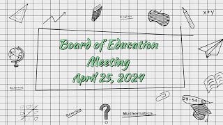 Woodbridge School Board of Ed Meeting April 252024 [upl. by Dryfoos]