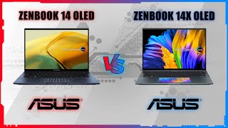 ASUS ZENBOOK 14 OLED VS ASUS ZENBOOK 14X OLED [upl. by Ybreh]