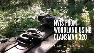 FIELD TESTING a Clansman 320 using NVIS technique in dense Woodland [upl. by Ayyidas]