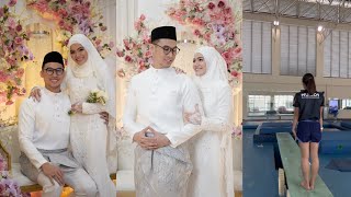 Tahniah Buat Penerjun Negara Kita Nur Dhabitah Sabri Telah Selamat Bernikah Dgn Jiggy Masin [upl. by Marceau816]