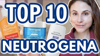 TOP 10 NEUTROGENA skin care products Dr Dray [upl. by Jacobine]