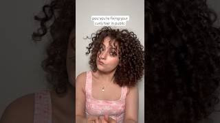 THE curly hair hack relatable pov curlygirl curlyhair fixit skit viralshort iykyk [upl. by Zavala]