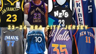 NBA City Jersey  20232024 Season [upl. by Ahsykal]