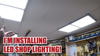 Im Installing LED Workshop Lighting [upl. by Cesare]