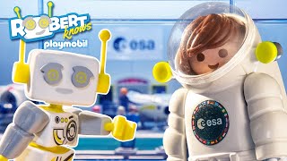 Wie wird man Astronautin bei der ESA  ROBert erklärt  PLAYMOBIL Kinderfilm [upl. by Lesnah600]